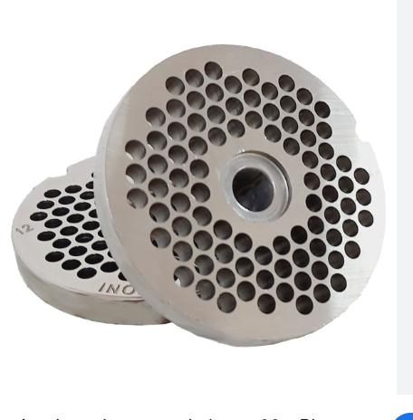 PLACA PICADORA DE CARNE 22mm AGUJEROS 5 Y 3 mm